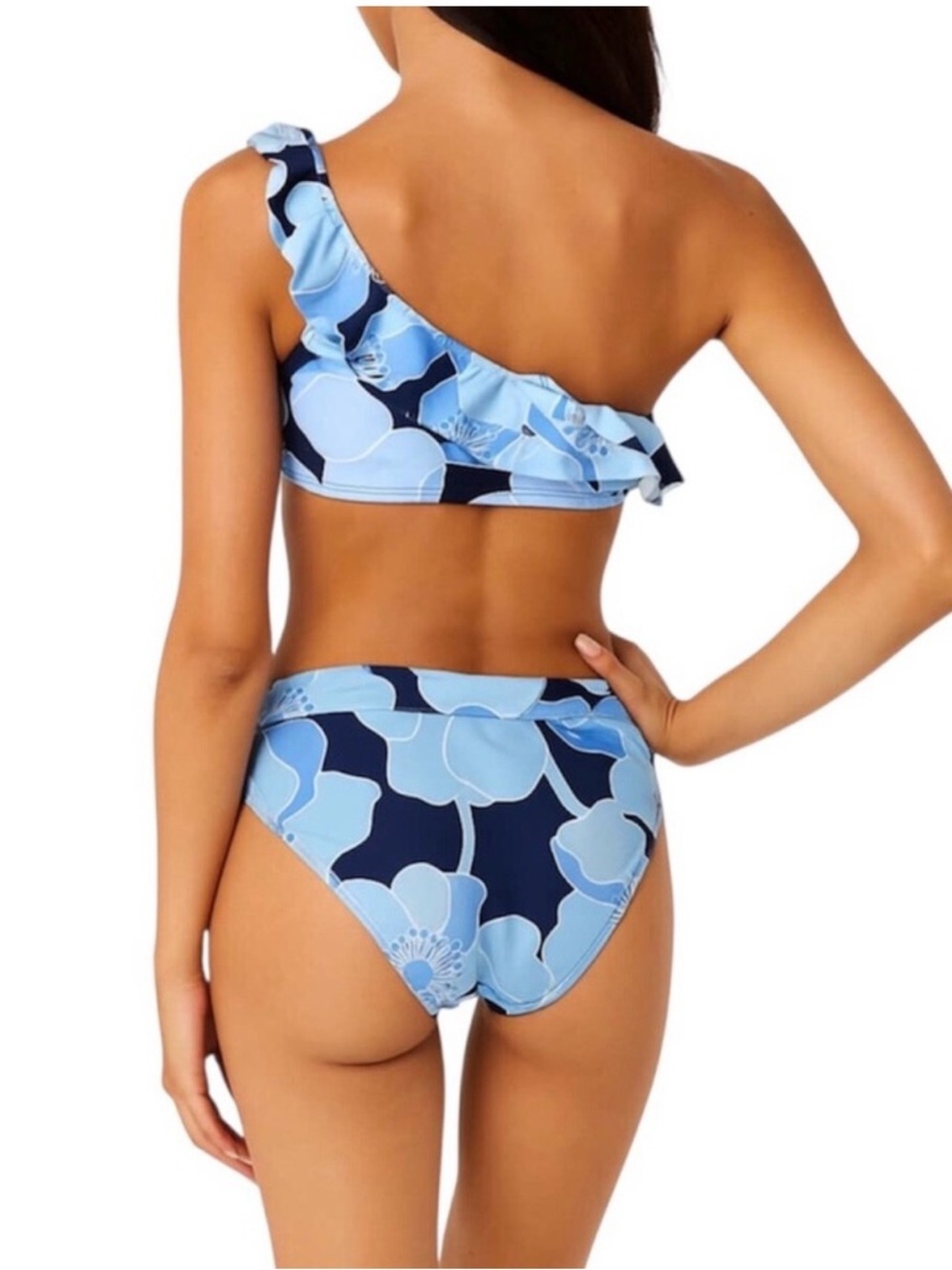 💐 Draper James One-Shoulder Floral Bikini NWT - Picture 2 of 10